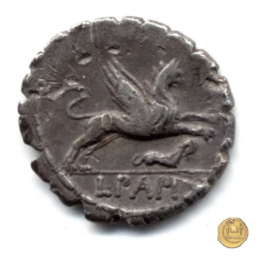 384/1 - denario L. Papius 79 BC (Roma)