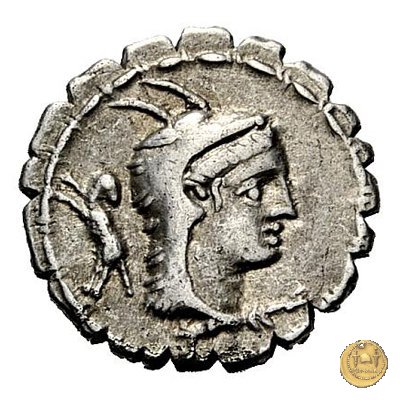 384/1 - denario L. Papius 79 BC (Roma)