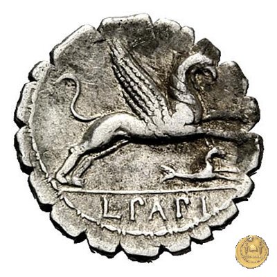 384/1 - denario L. Papius 79 BC (Roma)