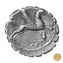 384/1 - denario L. Papius 79 BC (Roma)