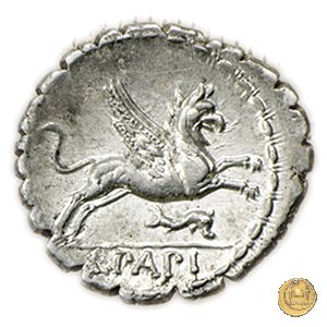 384/1 - denario L. Papius 79 BC (Roma)