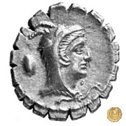 384/1 - denario L. Papius 79 BC (Roma)