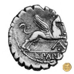 384/1 - denario L. Papius 79 BC (Roma)