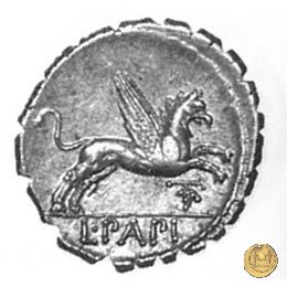 384/1 - denario L. Papius 79 BC (Roma)