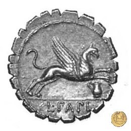 384/1 - denario L. Papius 79 BC (Roma)