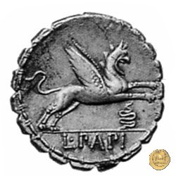384/1 - denario L. Papius 79 a.C. (Roma)
