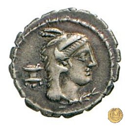 384/1 - denario L. Papius 79 BC (Roma)