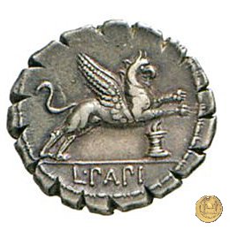 384/1 - denario L. Papius 79 a.C. (Roma)