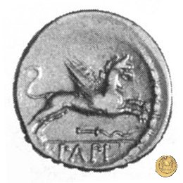 384/1 - denario L. Papius 79 BC (Roma)