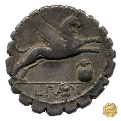 384/1 - denario L. Papius 79 BC (Roma)