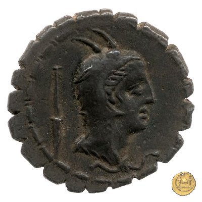 384/1 - denario L. Papius 79 BC (Roma)