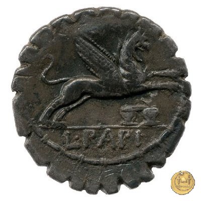 384/1 - denario L. Papius 79 BC (Roma)