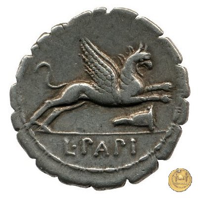 384/1 - denario L. Papius 79 BC (Roma)