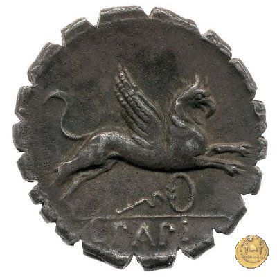 384/1 - denario L. Papius 79 BC (Roma)