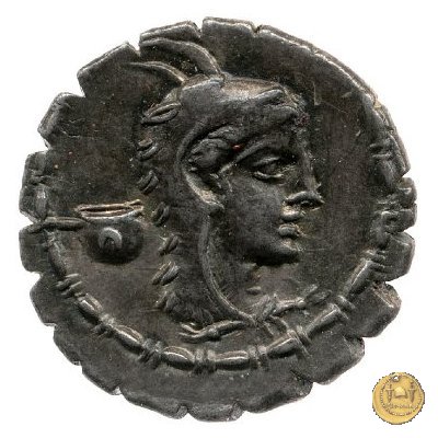 384/1 - denario L. Papius 79 BC (Roma)