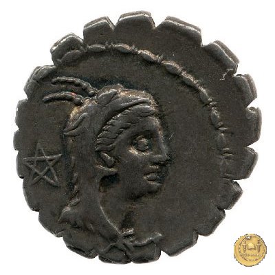 384/1 - denario L. Papius 79 BC (Roma)