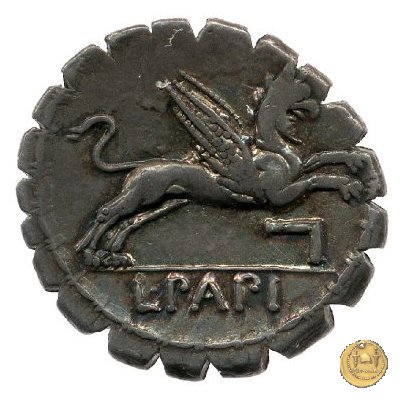 384/1 - denario L. Papius 79 BC (Roma)