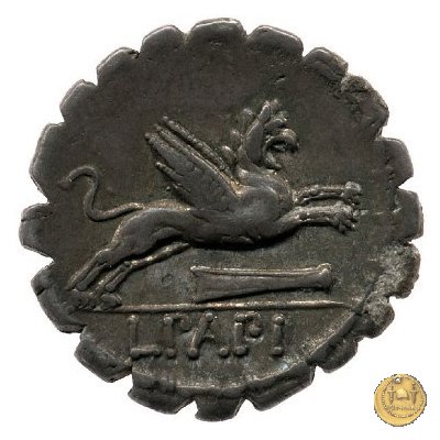 384/1 - denario L. Papius 79 BC (Roma)