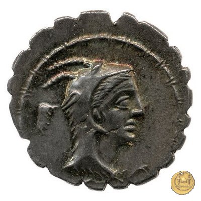 384/1 - denario L. Papius 79 a.C. (Roma)