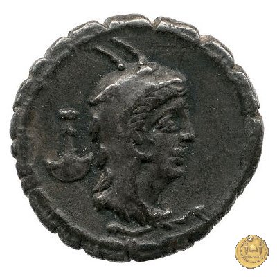 384/1 - denario L. Papius 79 BC (Roma)