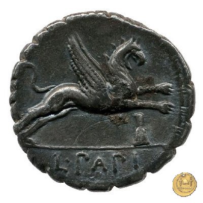 384/1 - denario L. Papius 79 BC (Roma)