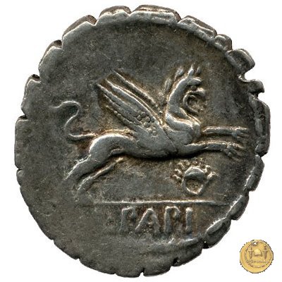 384/1 - denario L. Papius 79 a.C. (Roma)