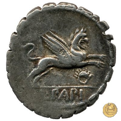 384/1 - denario L. Papius 79 BC (Roma)