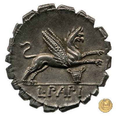 384/1 - denario L. Papius 79 BC (Roma)