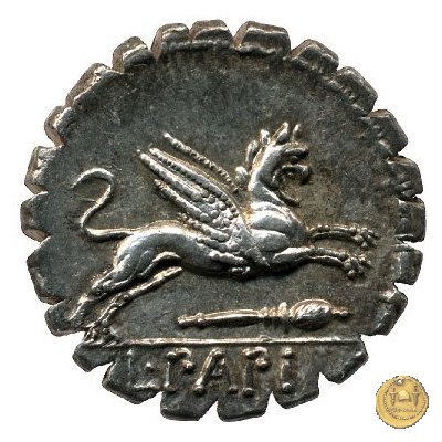 384/1 - denario L. Papius 79 BC (Roma)