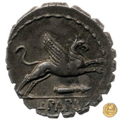 384/1 - denario L. Papius 79 BC (Roma)