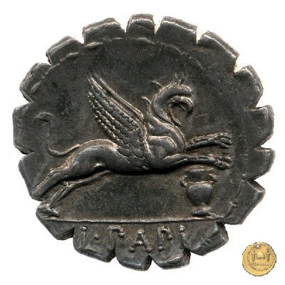 384/1 - denario L. Papius 79 BC (Roma)