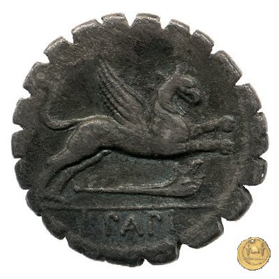 384/1 - denario L. Papius 79 BC (Roma)