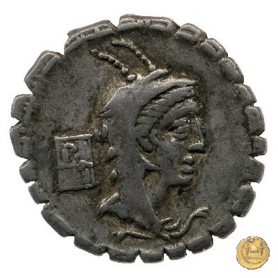 384/1 - denario L. Papius 79 BC (Roma)