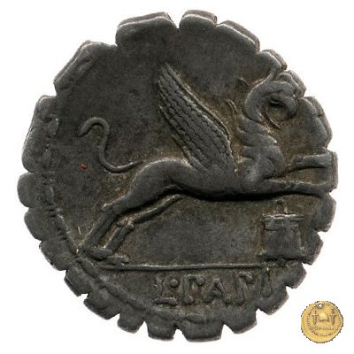 384/1 - denario L. Papius 79 BC (Roma)