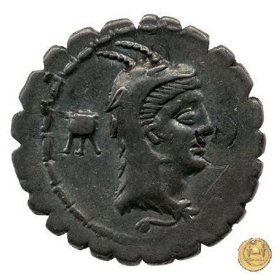 384/1 - denario L. Papius 79 BC (Roma)