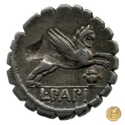 384/1 - denario L. Papius 79 BC (Roma)