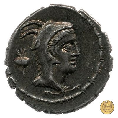 384/1 - denario L. Papius 79 BC (Roma)