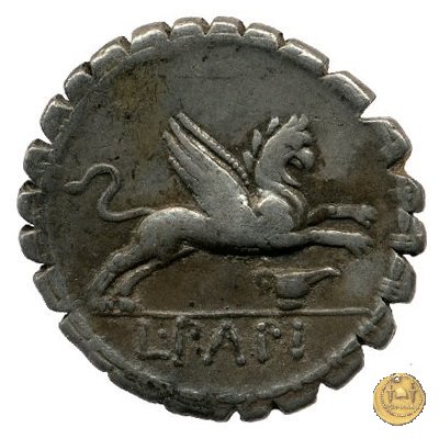 384/1 - denario L. Papius 79 a.C. (Roma)