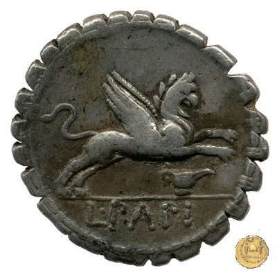 384/1 - denario L. Papius 79 BC (Roma)