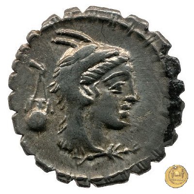 384/1 - denario L. Papius 79 a.C. (Roma)