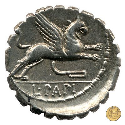 384/1 - denario L. Papius 79 BC (Roma)