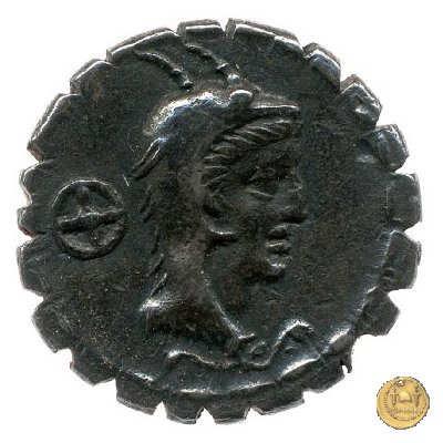 384/1 - denario L. Papius 79 BC (Roma)