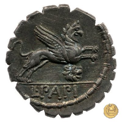 384/1 - denario L. Papius 79 BC (Roma)