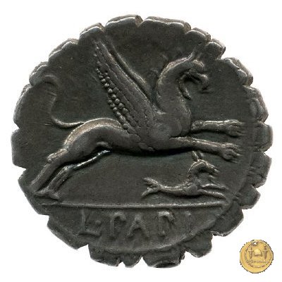 384/1 - denario L. Papius 79 BC (Roma)