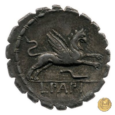 384/1 - denario L. Papius 79 BC (Roma)