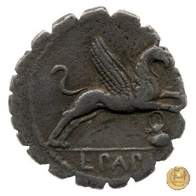 384/1 - denario L. Papius 79 BC (Roma)