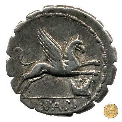 384/1 - denario L. Papius 79 BC (Roma)