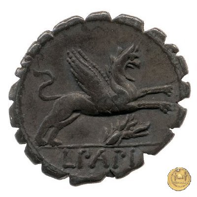 384/1 - denario L. Papius 79 BC (Roma)