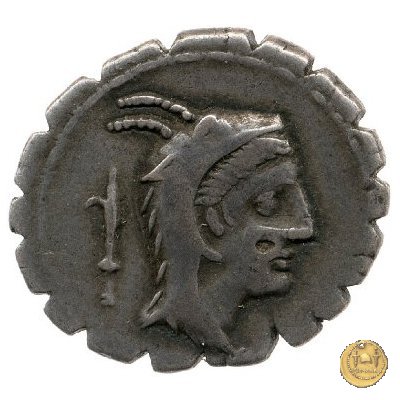 384/1 - denario L. Papius 79 BC (Roma)