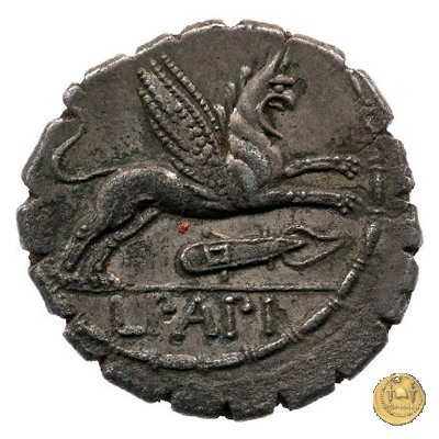 384/1 - denario L. Papius 79 BC (Roma)